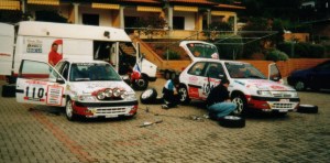 I preparativi prima della gara